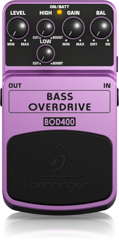 BOD400 BASS OVERDRIVE - 製品一覧 - ベリンガー公式ホームページ