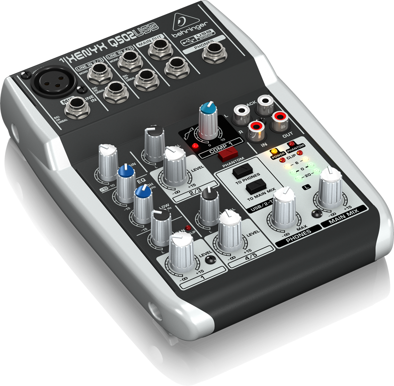 Behringer Xenyx Q502USB オーディオミキサー