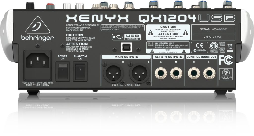 QX1204USB XENYX - 製品一覧 - ベリンガー公式ホームページ