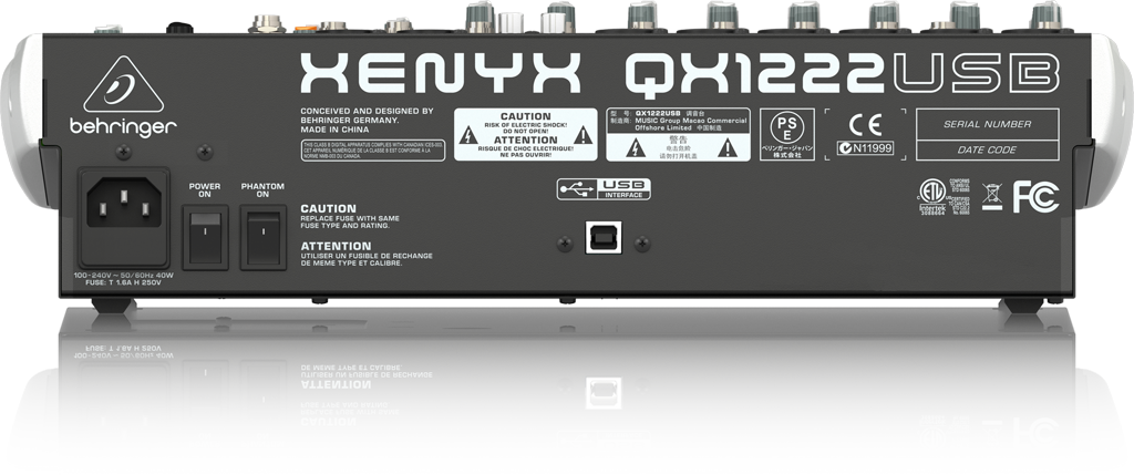 QX1222USB XENYX - 製品一覧 - ベリンガー公式ホームページ