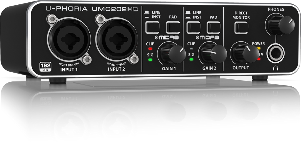 UMC202HD U-PHORIA - 製品一覧 - ベリンガー公式ホームページ