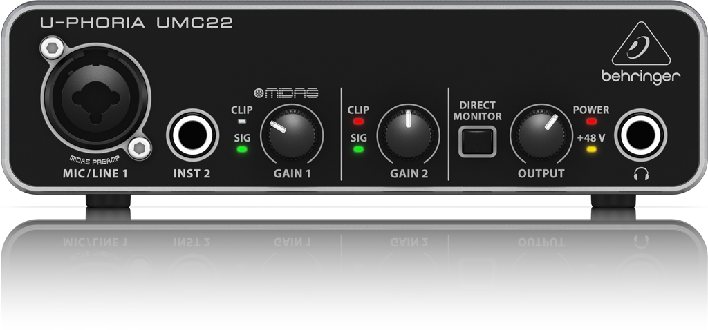 【値下】Behringer ベリンガー UMC22 U-PHORIA