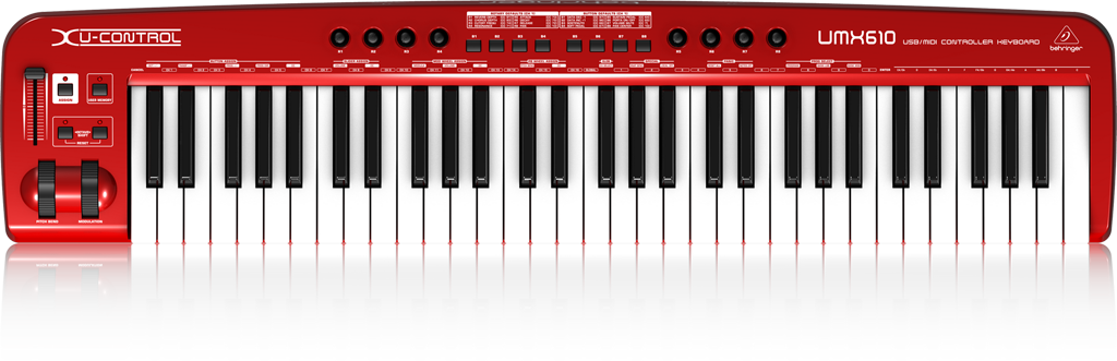 BEHRINGER  UMX610 MIDIキーボード 61鍵