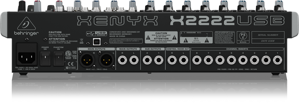 オーディオ機器 その他 X2222USB XENYX - 製品一覧 - ベリンガー公式ホームページ