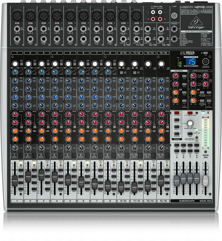 X2442USB XENYX - 製品一覧 - ベリンガー公式ホームページ