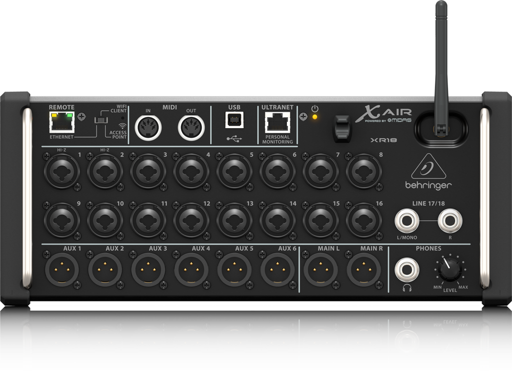 BEHRINGER X Air X18 ベリンガー デジタルミキサー付属品は電源ケーブルになります