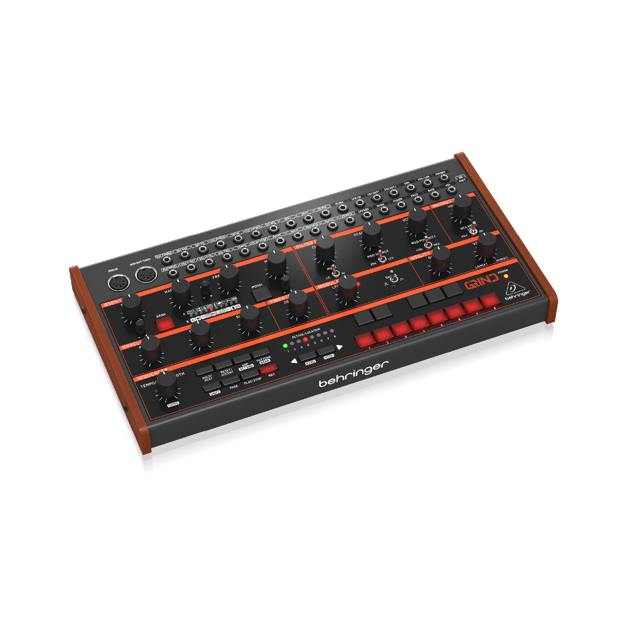 Behringer GRIND ハイブリッドセミモジュラーシンセサイザー Behringer GRIND | ハイブリッド セミモジュラー シンセサイザー